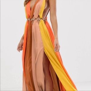 Colorblock asos dress